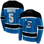 personalized creighton bluejays striped pattern blue hoodie best selling