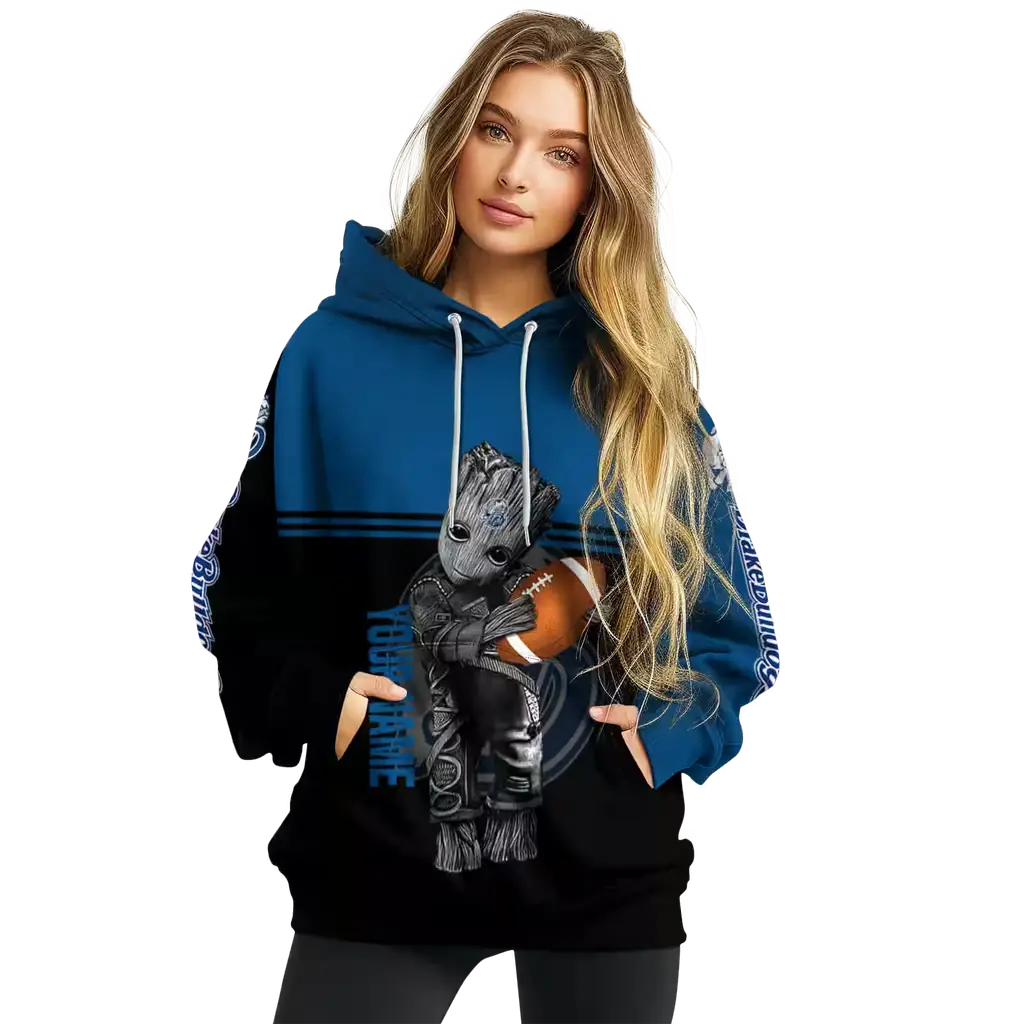 personalized drake bulldogs baby groot blue black hoodie high quality personalized drake bulldogs baby groot blue black hoodie high quality