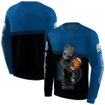 personalized drake bulldogs baby groot blue black hoodie best selling