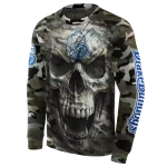 personalized drake bulldogs camo skull hoodie best selling