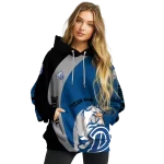 personalized drake bulldogs minimalist design blue black hoodie best selling