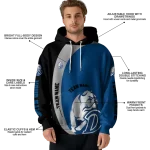 personalized drake bulldogs minimalist design blue black hoodie best selling