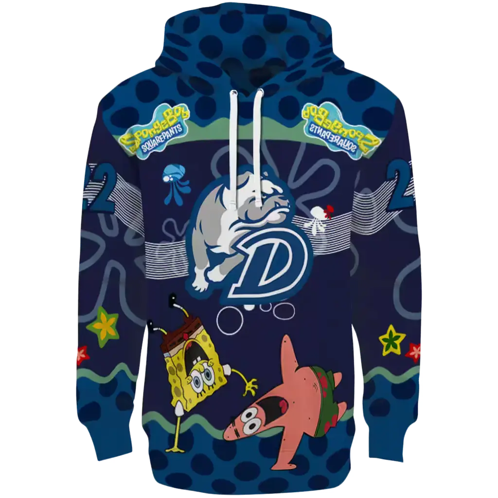 personalized drake bulldogs spongebob patrick star blue navy hoodie best selling personalized drake bulldogs spongebob patrick star blue navy hoodie best selling