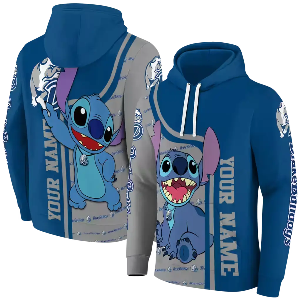 personalized drake bulldogs stitch blue hoodie fashion forward personalized drake bulldogs stitch blue hoodie fashion forward