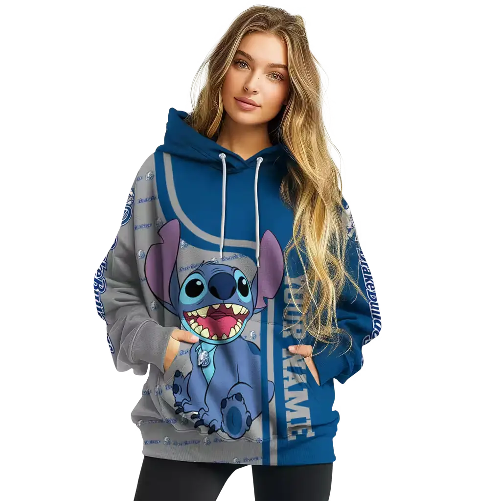 personalized drake bulldogs stitch blue hoodie high quality personalized drake bulldogs stitch blue hoodie high quality
