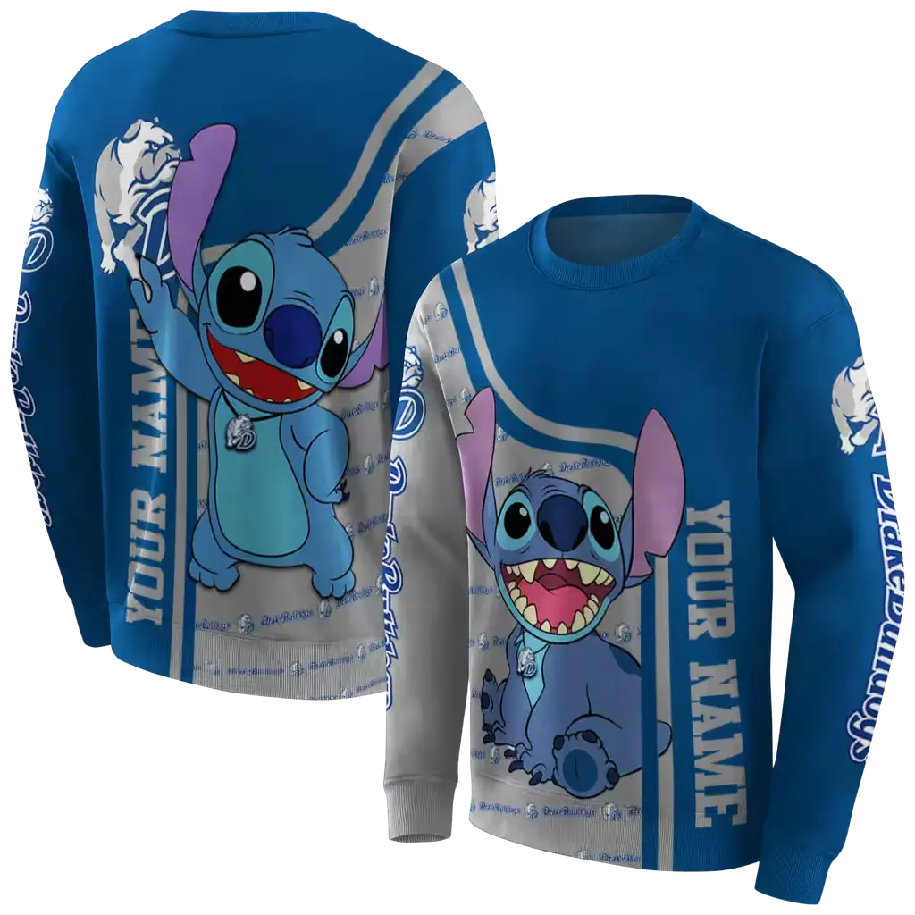 personalized drake bulldogs stitch blue hoodie premium grade personalized drake bulldogs stitch blue hoodie premium grade