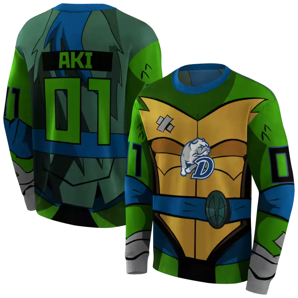 personalized drake bulldogs superhero armor blue green hoodie premium grade personalized drake bulldogs superhero armor blue green hoodie premium grade