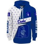 personalized duke blue devils abstract shape blue hoodie best selling