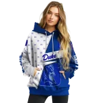 personalized duke blue devils abstract shape blue hoodie best selling