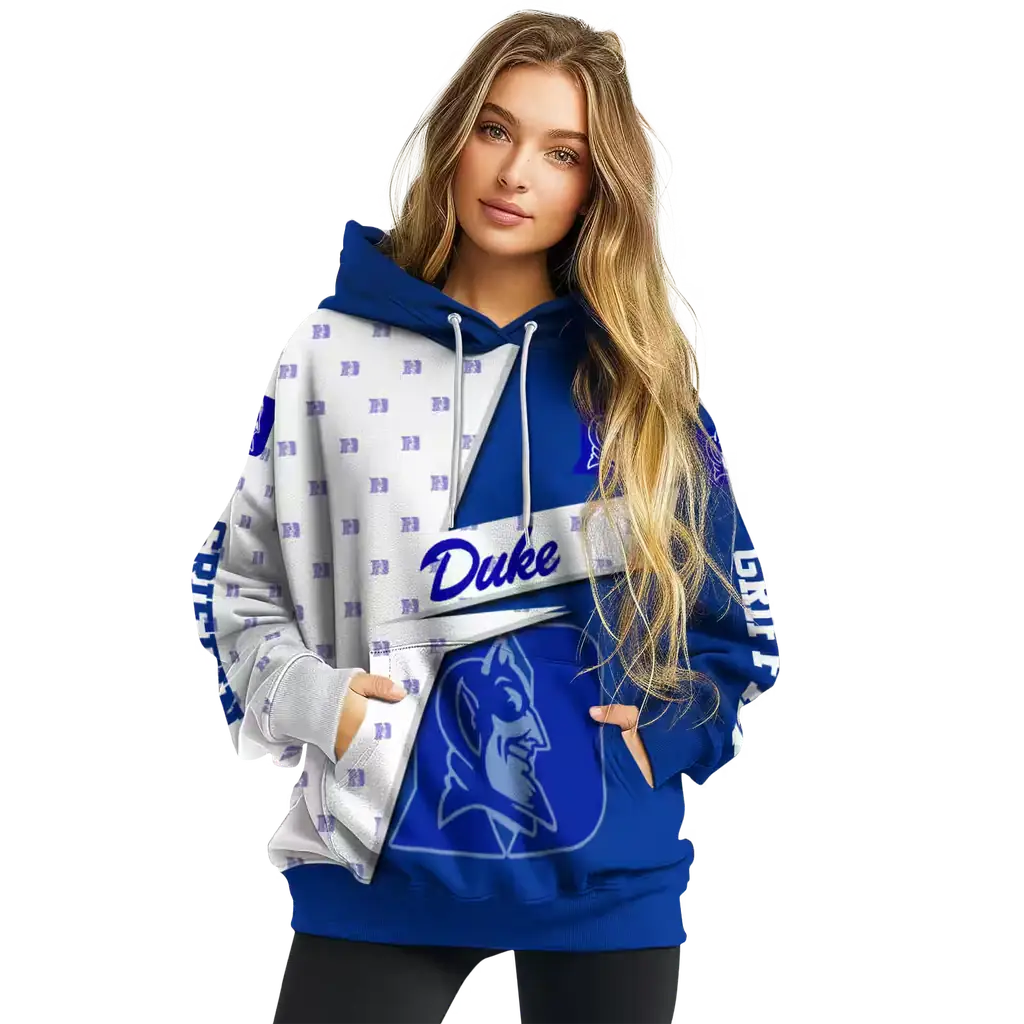 personalized duke blue devils abstract shape blue hoodie high quality personalized duke blue devils abstract shape blue hoodie high quality
