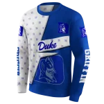 personalized duke blue devils abstract shape blue hoodie best selling