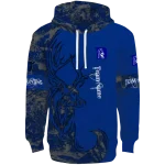 personalized duke blue devils deer silhouette blue hoodie best selling