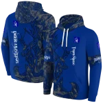 personalized duke blue devils deer silhouette blue hoodie best selling