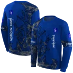 personalized duke blue devils deer silhouette blue hoodie best selling