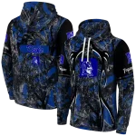 personalized duke blue devils hunting theme blue black hoodie best selling