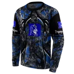personalized duke blue devils hunting theme blue black hoodie best selling