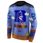 personalized duke blue devils mario blue black hoodie best selling