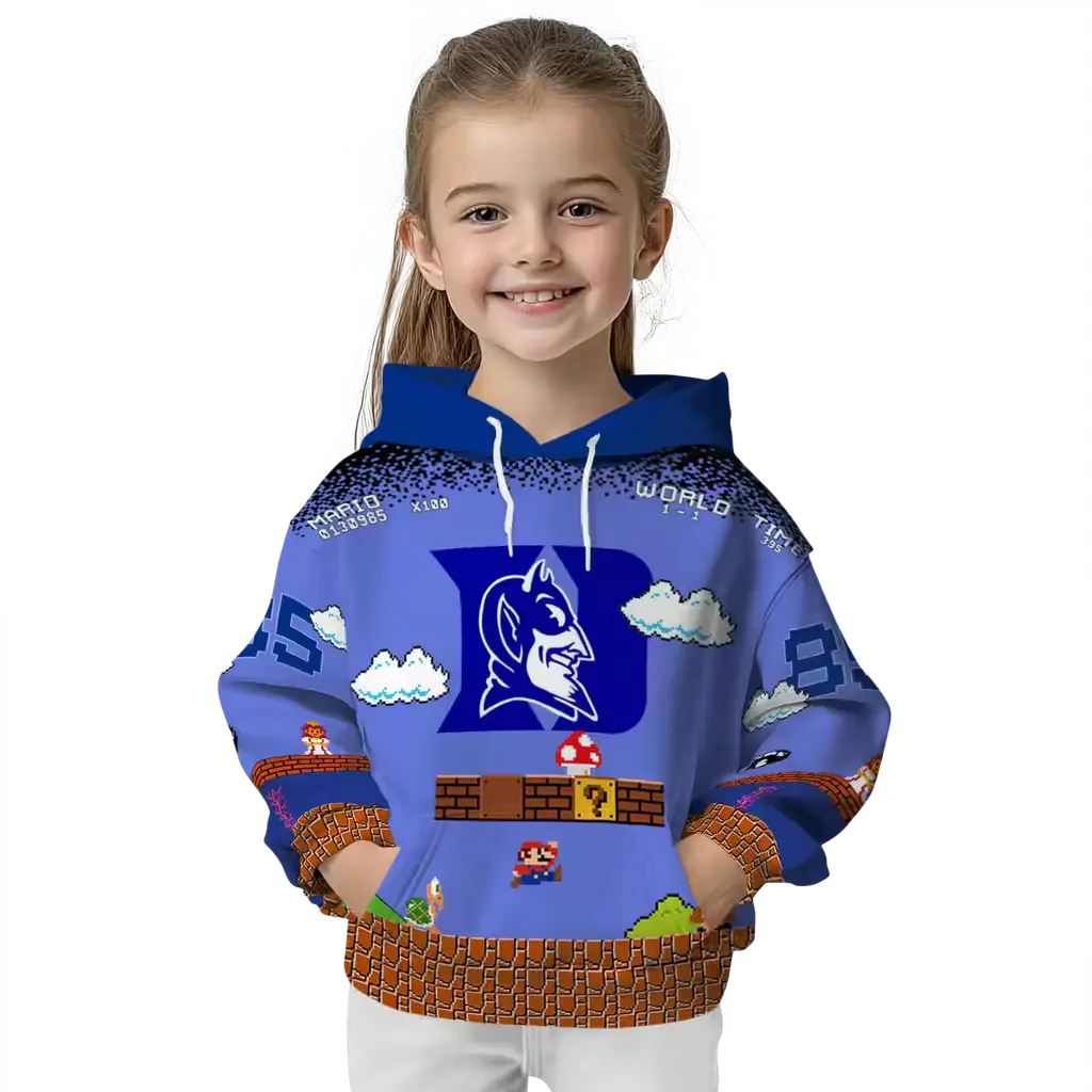 personalized duke blue devils mario blue black hoodie top rated personalized duke blue devils mario blue black hoodie top rated
