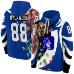 personalized duke blue devils puzzle pieces blue hoodie best selling