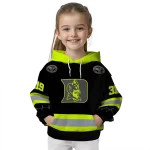 personalized duke blue devils safety motif black neon green hoodie best selling