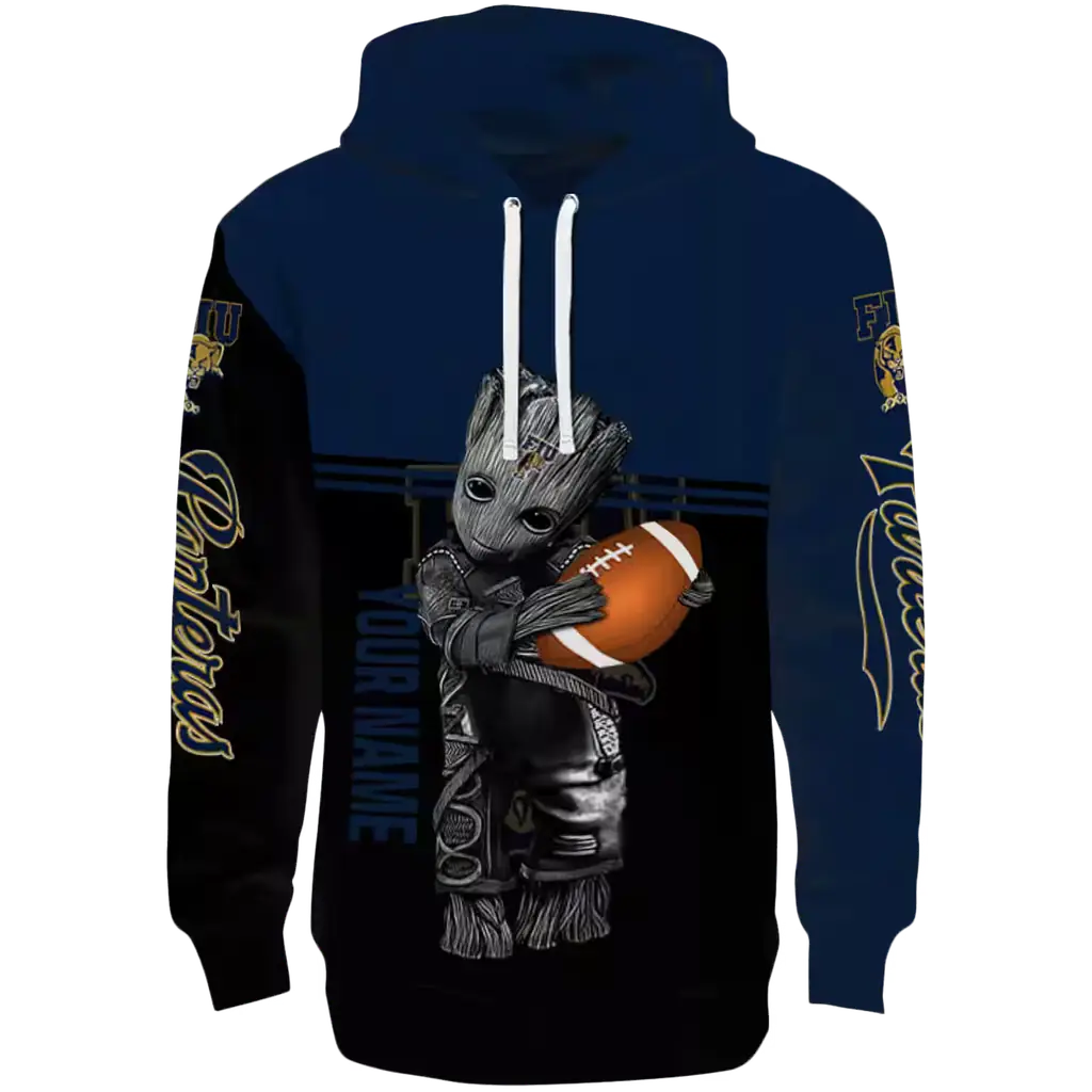 personalized fiu panthers baby groot blue black hoodie best selling personalized fiu panthers baby groot blue black hoodie best selling