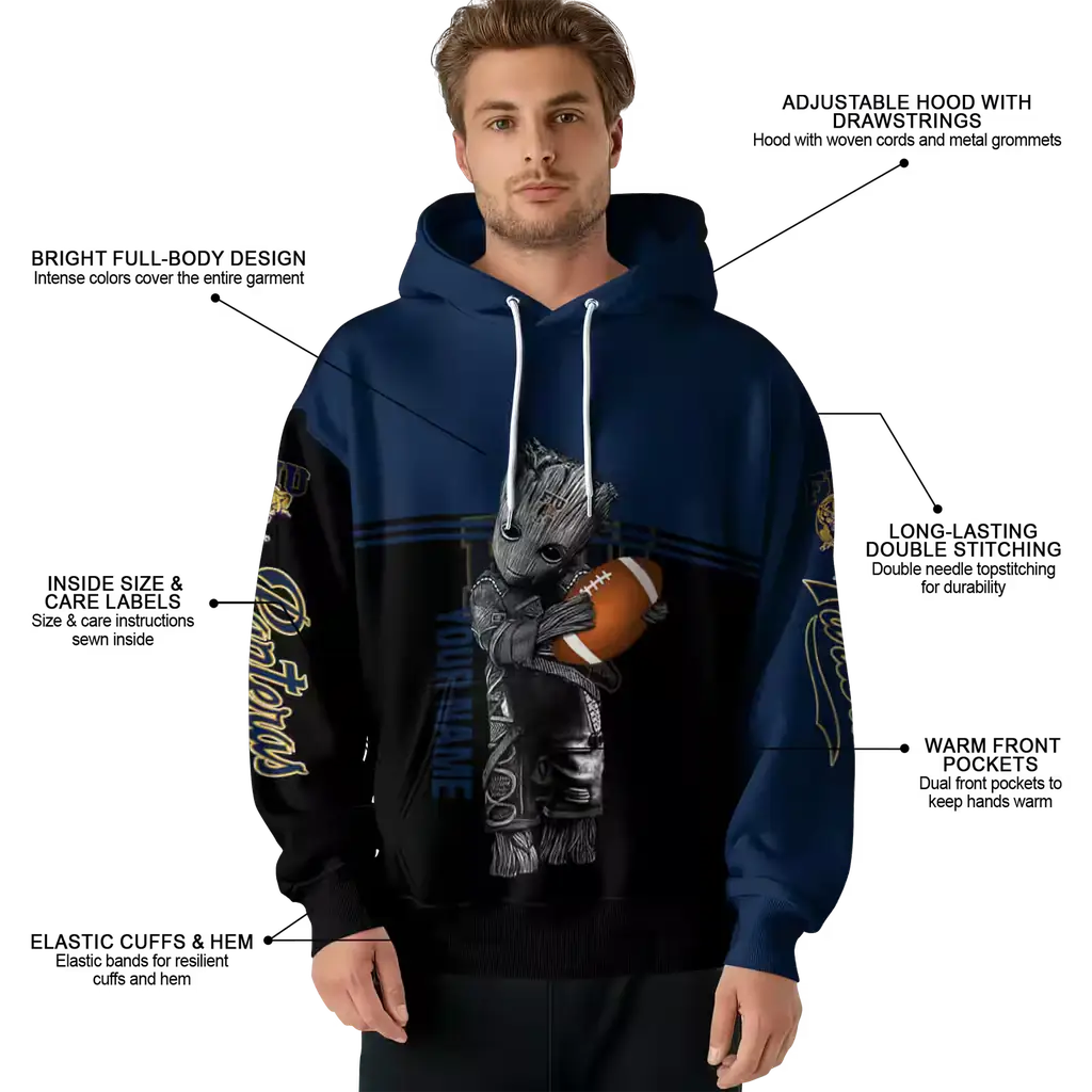personalized fiu panthers baby groot blue black hoodie latest model personalized fiu panthers baby groot blue black hoodie latest model