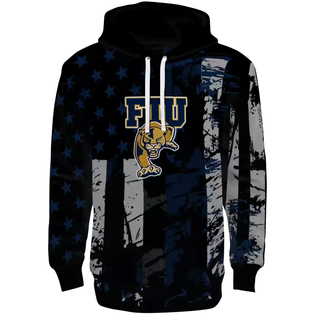 personalized fiu panthers distressed flag blue black hoodie best selling personalized fiu panthers distressed flag blue black hoodie best selling