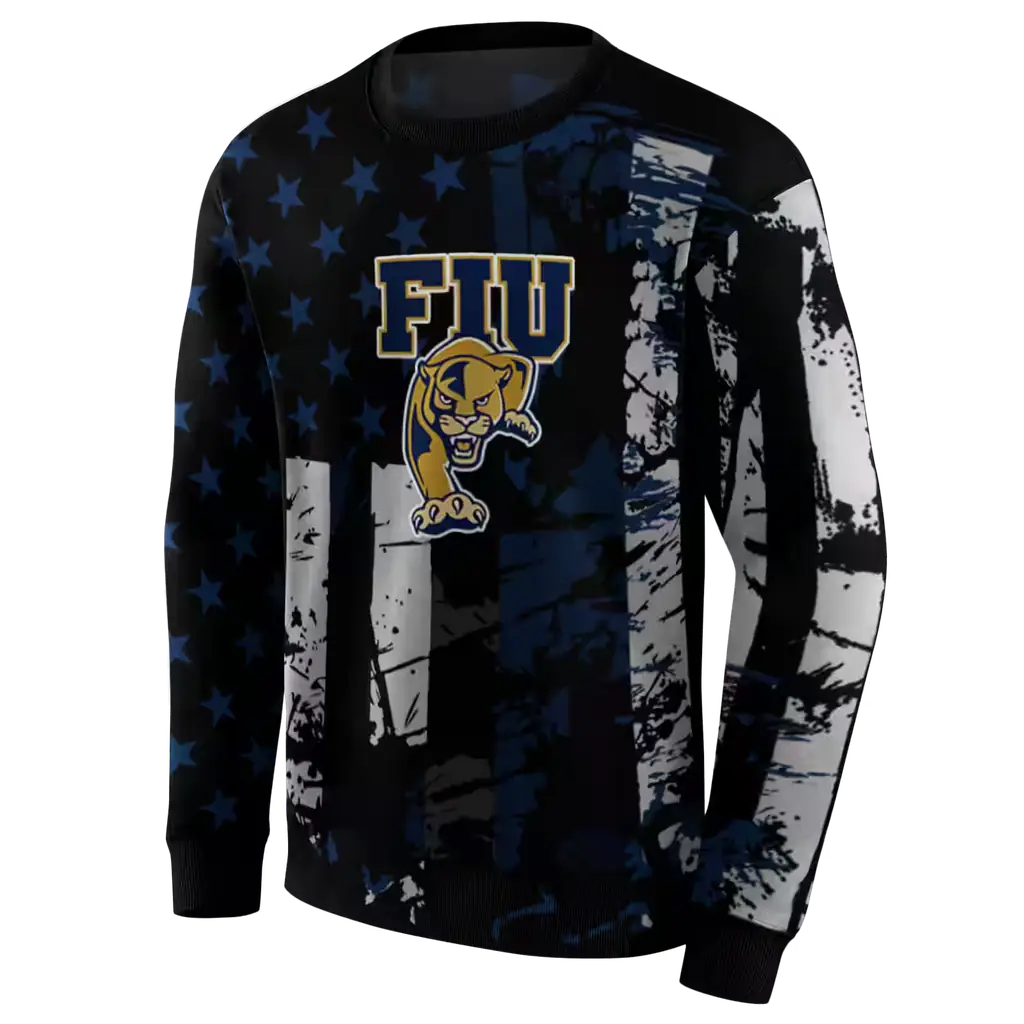personalized fiu panthers distressed flag blue black hoodie new arrival personalized fiu panthers distressed flag blue black hoodie new arrival
