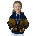 personalized fiu panthers flame design blue hoodie best selling