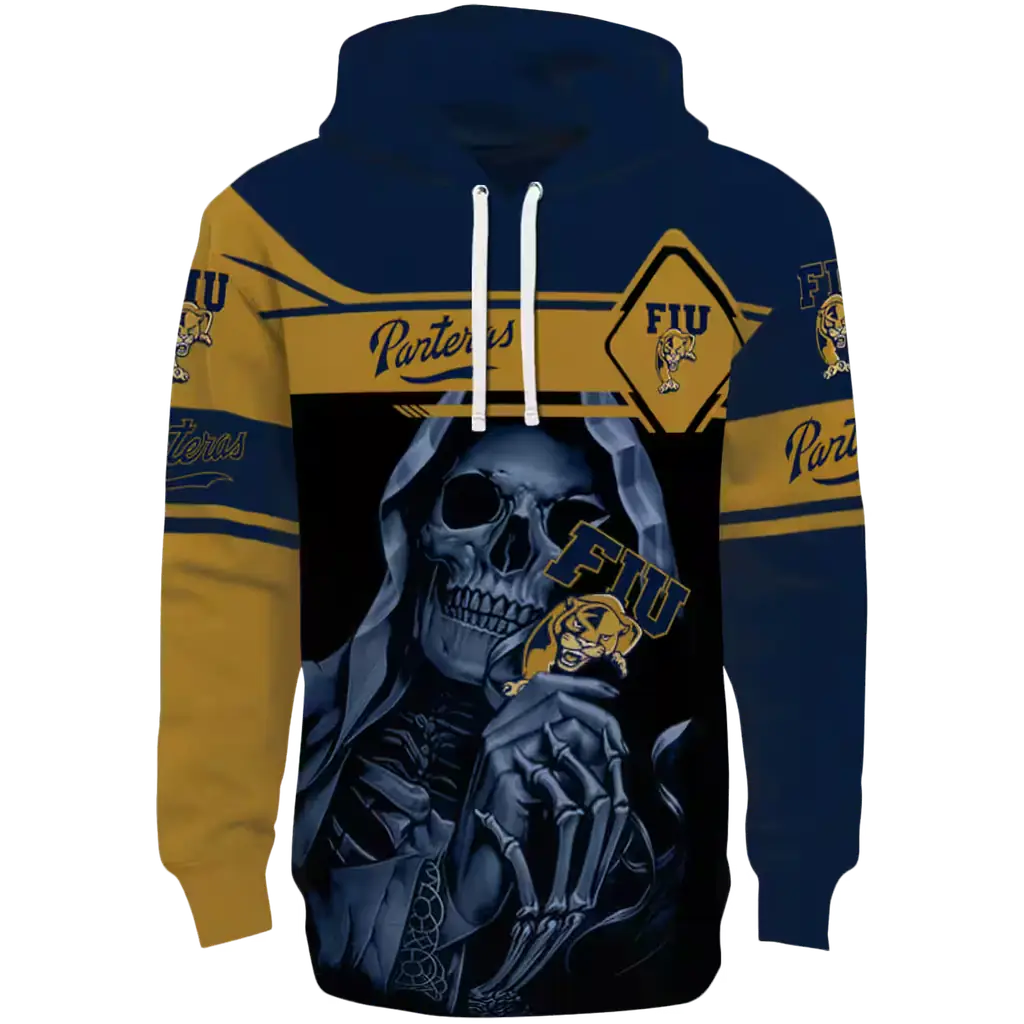 personalized fiu panthers grim reaper blue black hoodie best selling personalized fiu panthers grim reaper blue black hoodie best selling