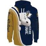 personalized fiu panthers peeking snoopy blue hoodie best selling