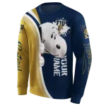personalized fiu panthers peeking snoopy blue hoodie best selling