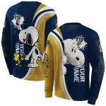 personalized fiu panthers peeking snoopy blue hoodie best selling