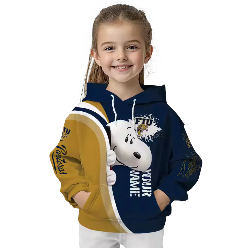 personalized fiu panthers peeking snoopy blue hoodie top rated personalized fiu panthers peeking snoopy blue hoodie top rated