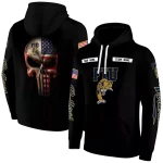 personalized fiu panthers punisher skull black hoodie best selling