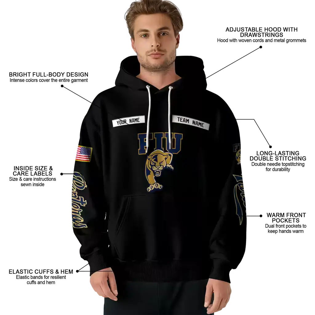 personalized fiu panthers punisher skull black hoodie latest model personalized fiu panthers punisher skull black hoodie latest model