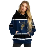personalized fiu panthers striped pattern blue hoodie best selling