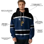personalized fiu panthers striped pattern blue hoodie best selling