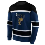 personalized fiu panthers striped pattern blue hoodie best selling
