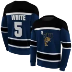 personalized fiu panthers striped pattern blue hoodie best selling