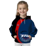 personalized florida atlantic owls minimalist design blue black hoodie best selling