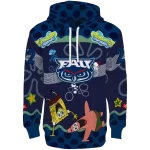 personalized florida atlantic owls spongebob patrick star blue navy hoodie best selling