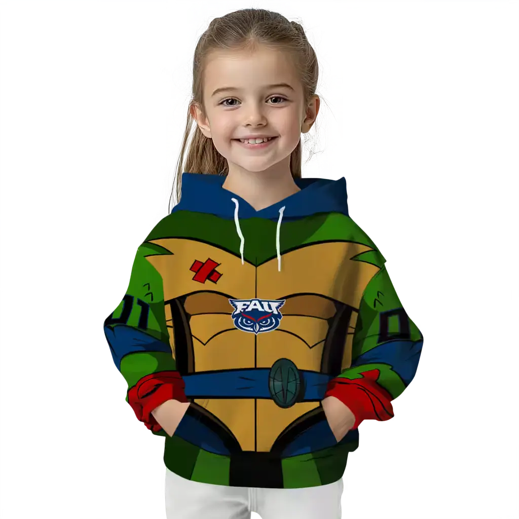 personalized florida atlantic owls superhero armor blue green hoodie top rated personalized florida atlantic owls superhero armor blue green hoodie top rated
