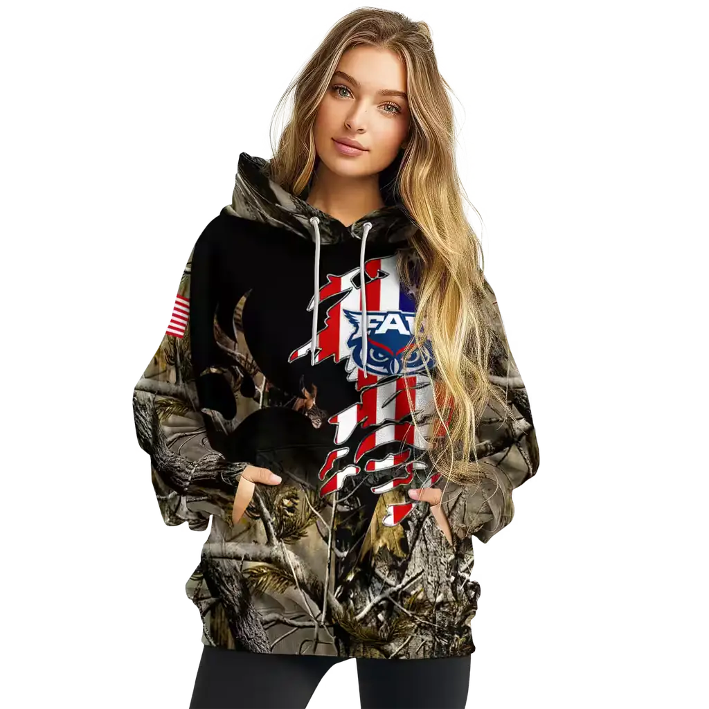 personalized florida atlantic owls tree camo hoodie high quality personalized florida atlantic owls tree camo hoodie high quality