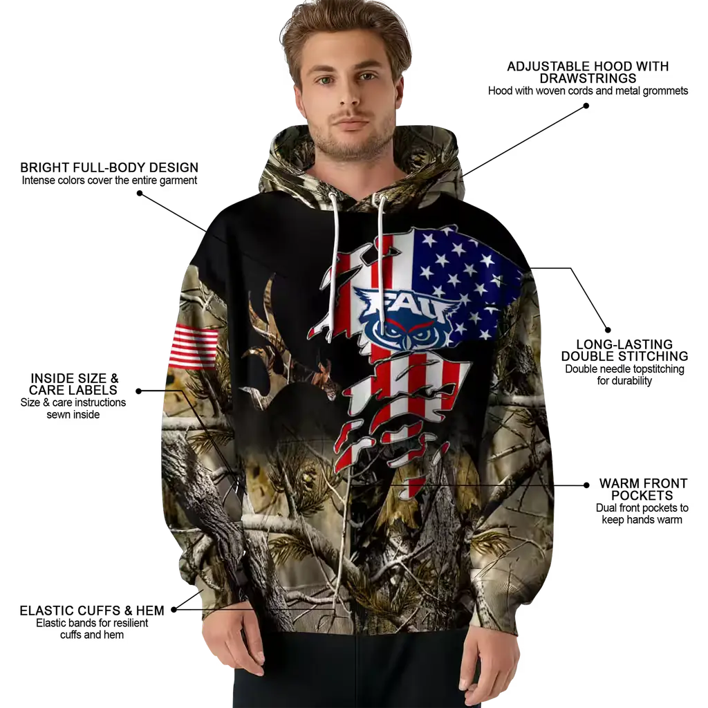 personalized florida atlantic owls tree camo hoodie latest model personalized florida atlantic owls tree camo hoodie latest model