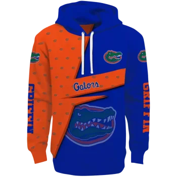 personalized florida gators abstract shape blue hoodie best selling