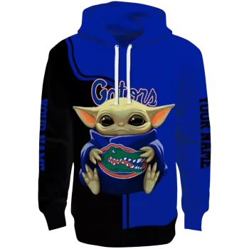 personalized florida gators baby yoda blue black hoodie best selling