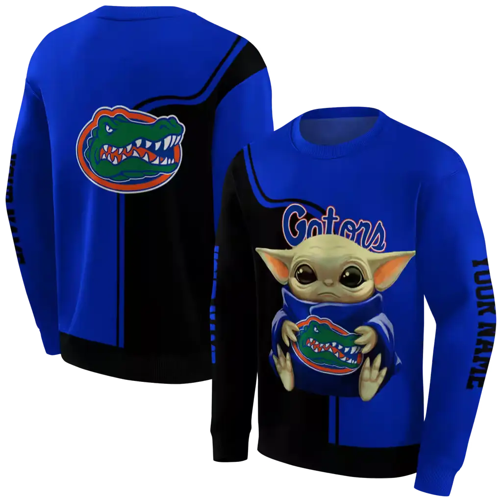 personalized florida gators baby yoda blue black hoodie premium grade personalized florida gators baby yoda blue black hoodie premium grade