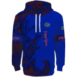 personalized florida gators deer silhouette blue hoodie best selling