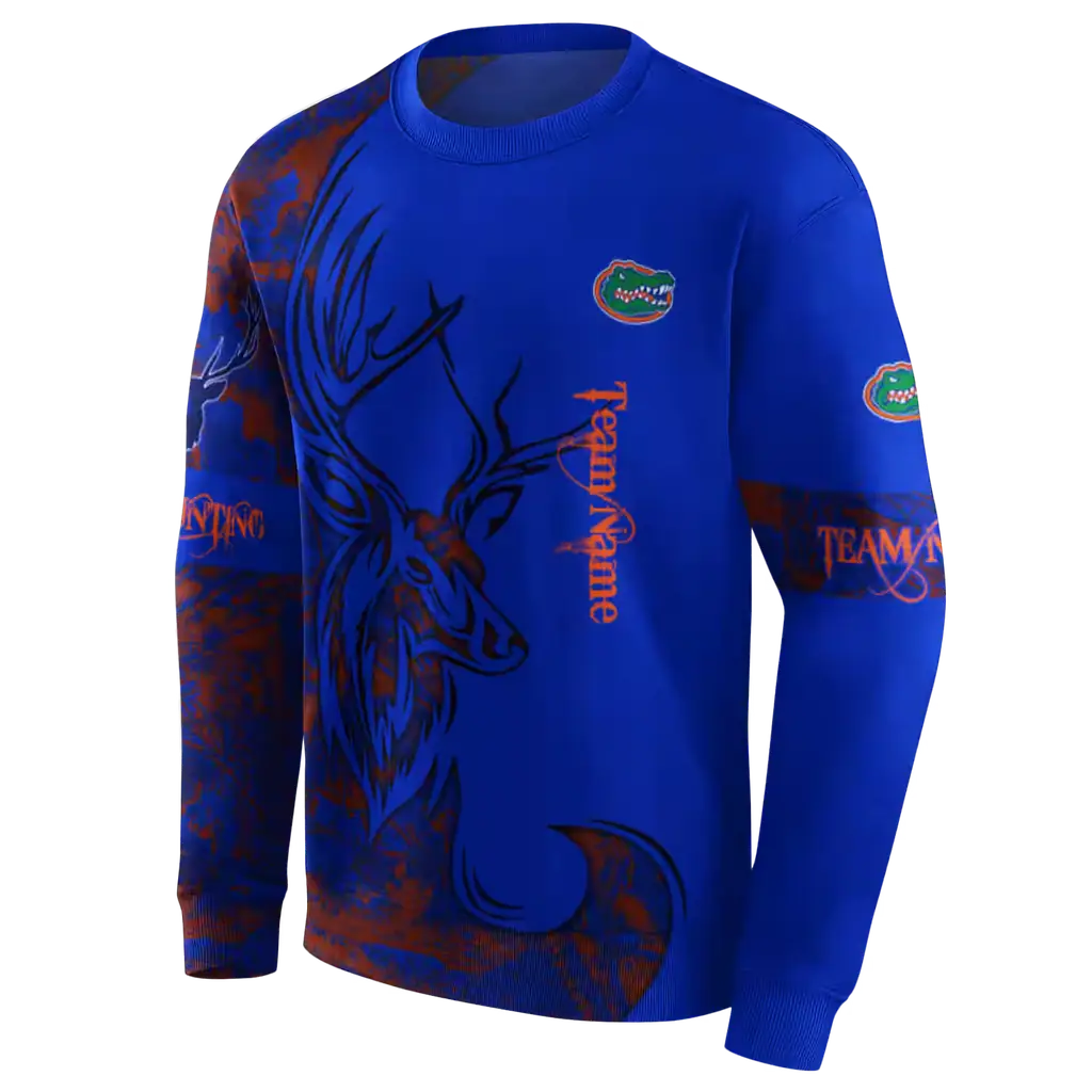 personalized florida gators deer silhouette blue hoodie new arrival personalized florida gators deer silhouette blue hoodie new arrival